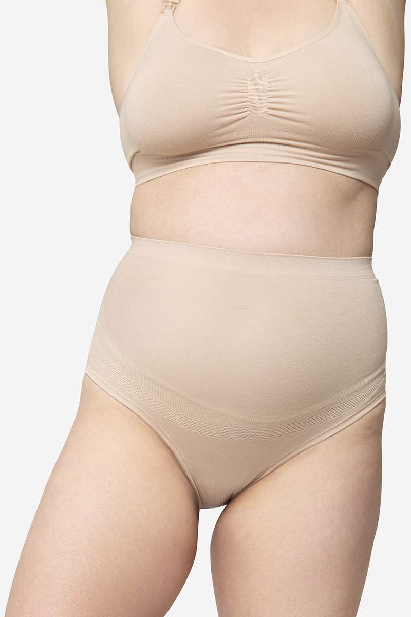 2 Pc Maternity Panties Tummy Support Over Belly Bump Underwear