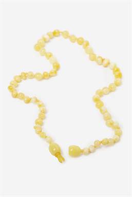 Baby /Toddler Necklace - Yellow- 100% natural material