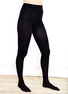 Black WOOL Maternity tights