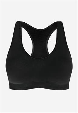 Black Merino wool maternity & nursing bra  (our wool is GOTS certified) -  seen as pack