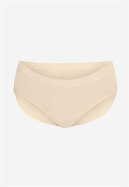 Nude Maternity panties in soft bamboo fibres - Organically grown - Front without body